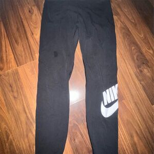 Nike Women's Black Leggings Size S Activewear Elastic Waistband